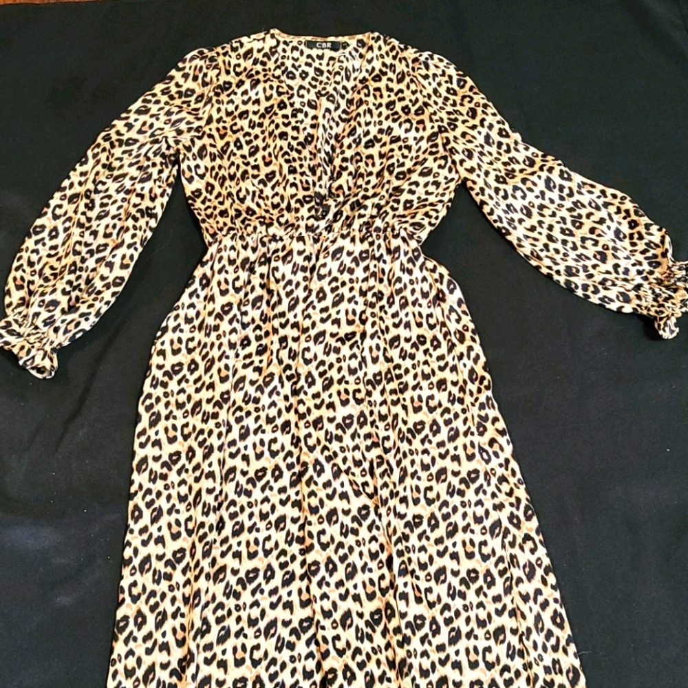 Animal print dress